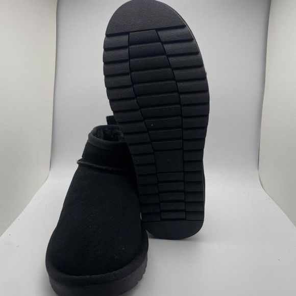 CUSHIONAIRE Women's Cozy pull on boot BLACK 8 - Picture 6 of 6